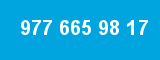 977 665 98 17 977 665 98 17